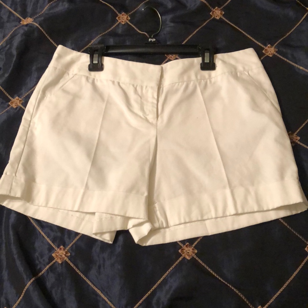 White Shorts with Cuffed Hem Drew Fit NWOT